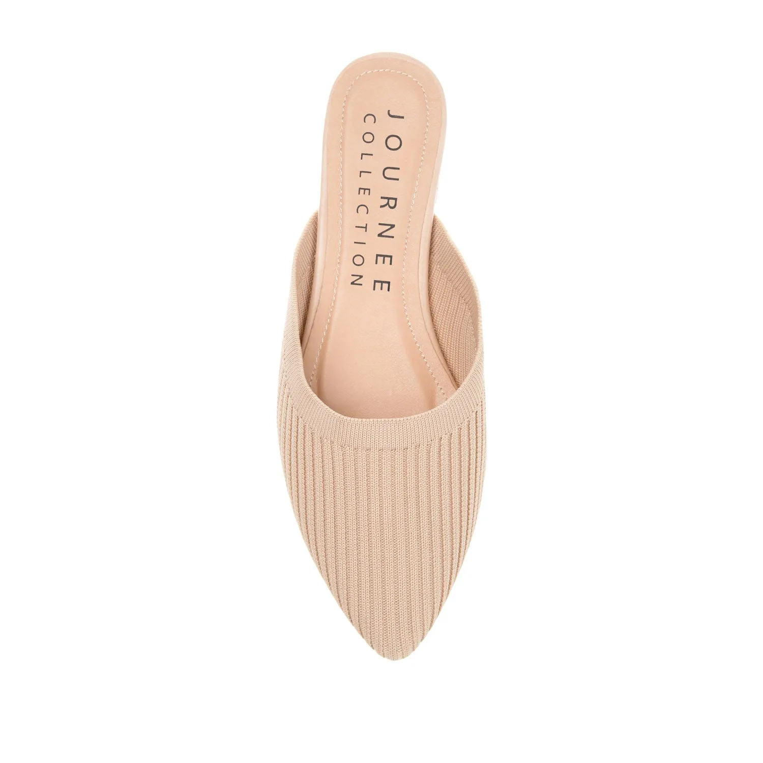 ANIEE BASIC KNIT FABRIC FLATS IN WIDE