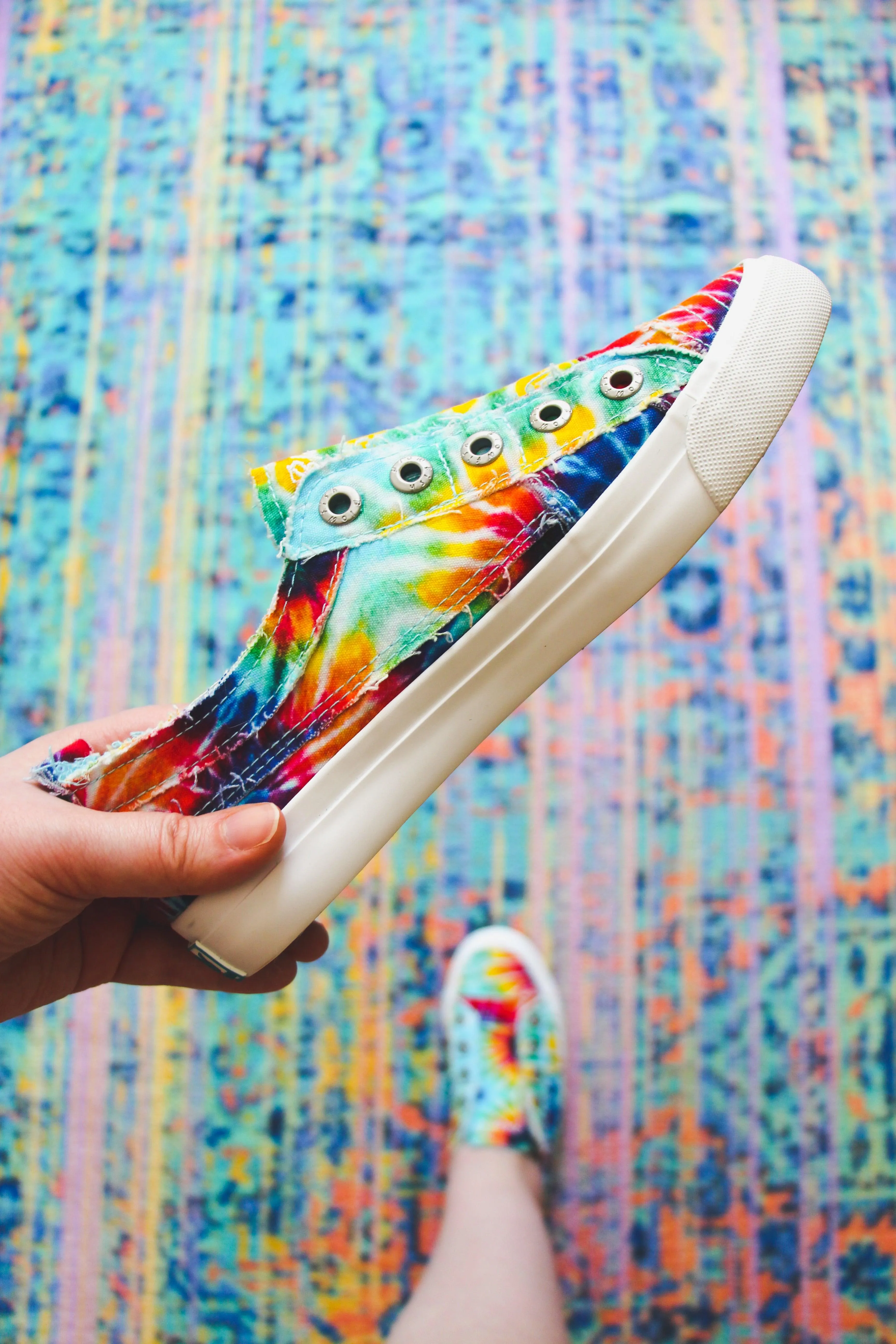 Blowfish Malibu Play • Rainbow Tie Dye Canvas