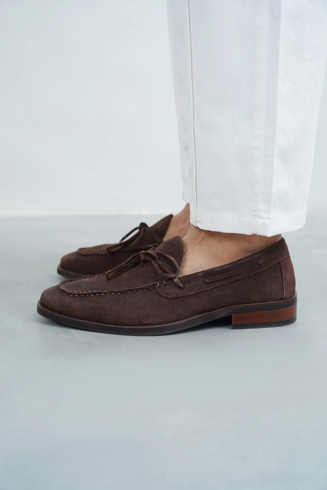 BOW LEATHER LOAFERS