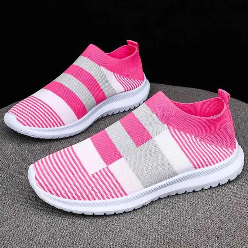 Breathable Flats Sneakers Women's Casual Shoes #1950