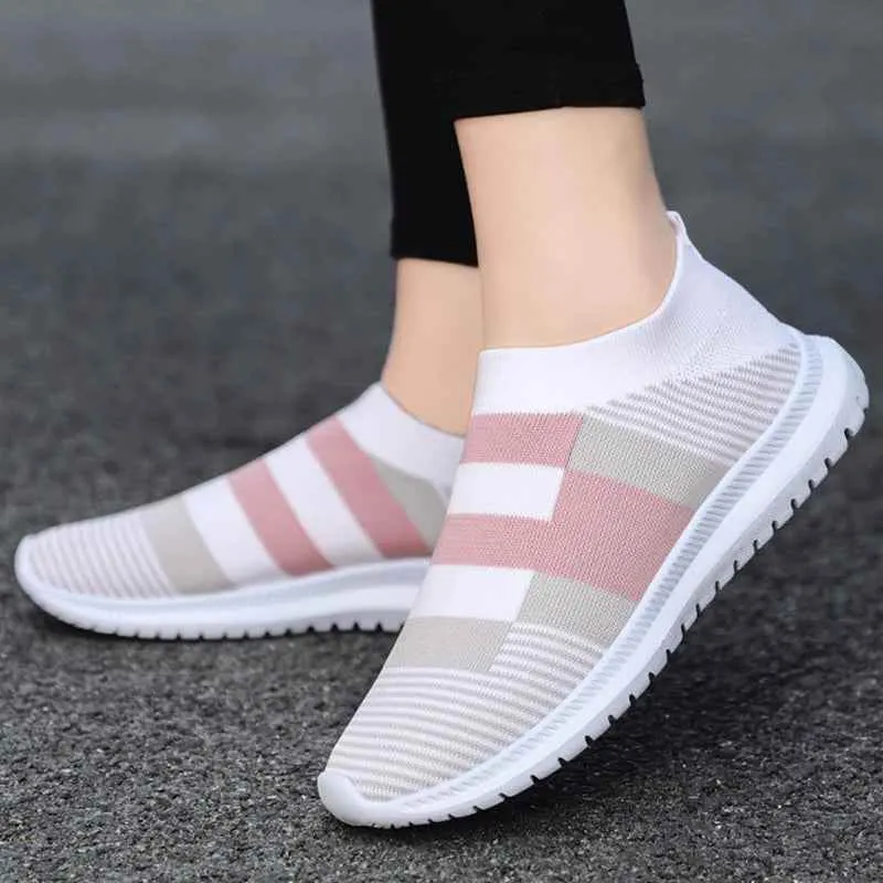 Breathable Flats Sneakers Women's Casual Shoes #1950