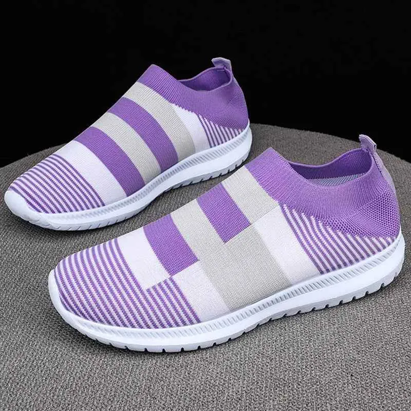 Breathable Flats Sneakers Women's Casual Shoes #1950