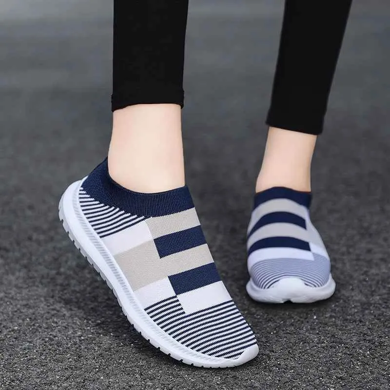 Breathable Flats Sneakers Women's Casual Shoes #1950