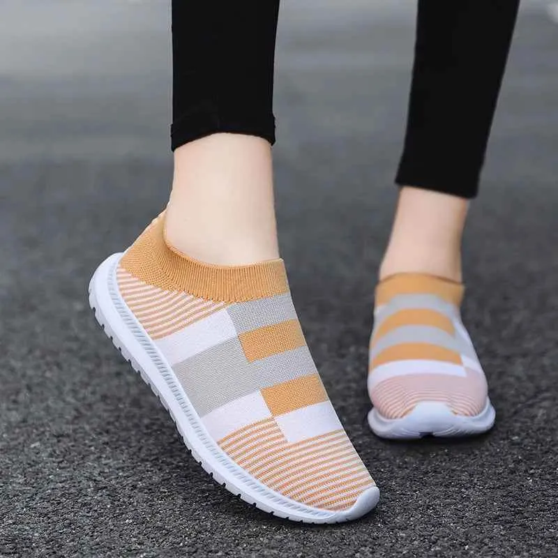 Breathable Flats Sneakers Women's Casual Shoes #1950