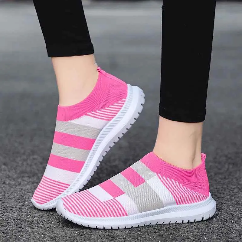 Breathable Flats Sneakers Women's Casual Shoes #1950