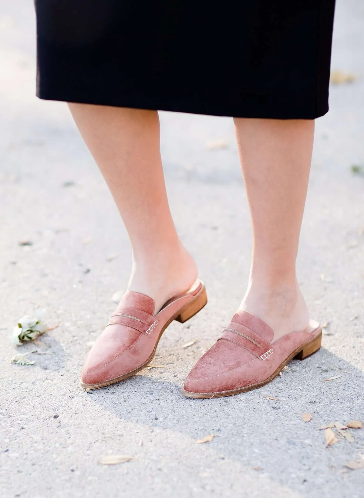 Classic Copper Backless Loafer - FINAL SALE