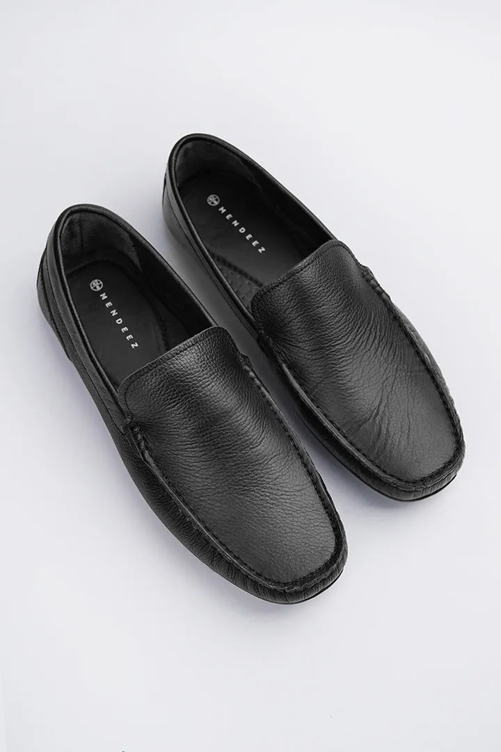 Classic Loafer Shoes - Black