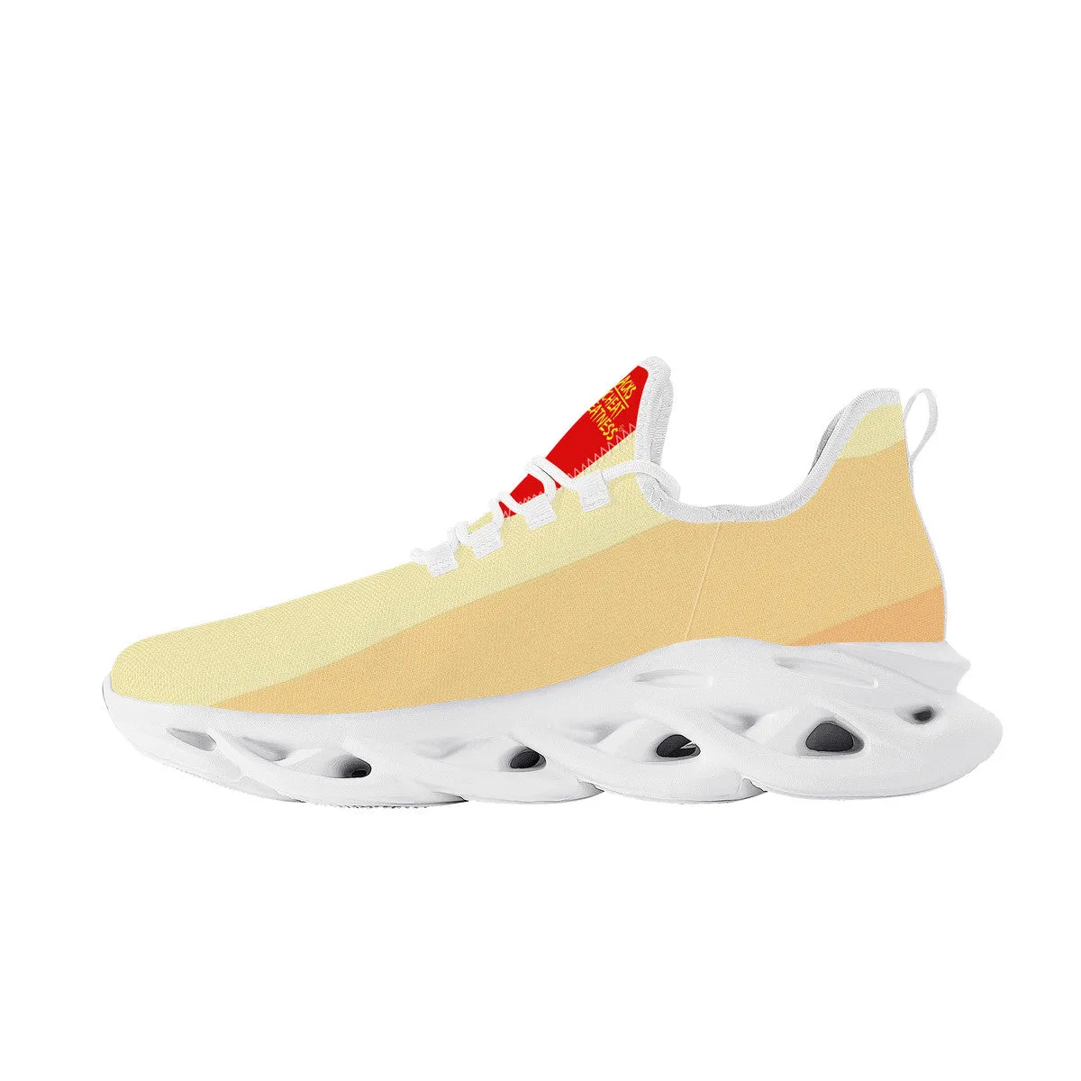 DCYG Get Racks Yellow ,Orange  & Red 2nd Edition B Flex Control Sneaker - White Mens/Womens sizes 5-14