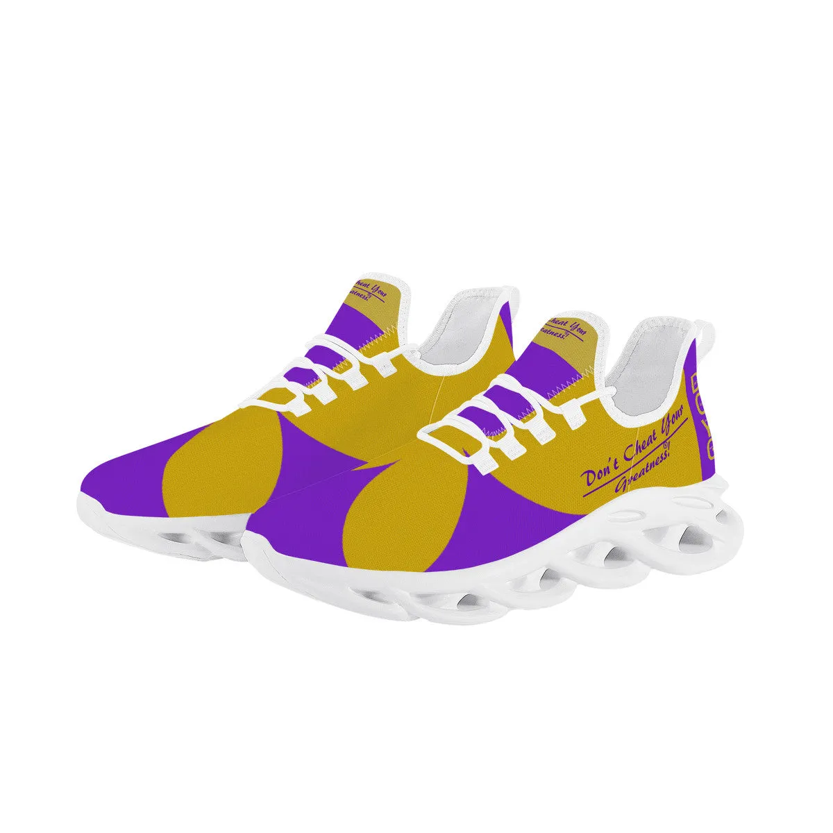 DCYG Purple & Gold 2nd Edition B Flex Control Sneaker - White