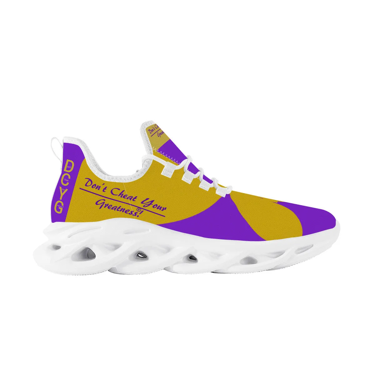 DCYG Purple & Gold 2nd Edition B Flex Control Sneaker - White