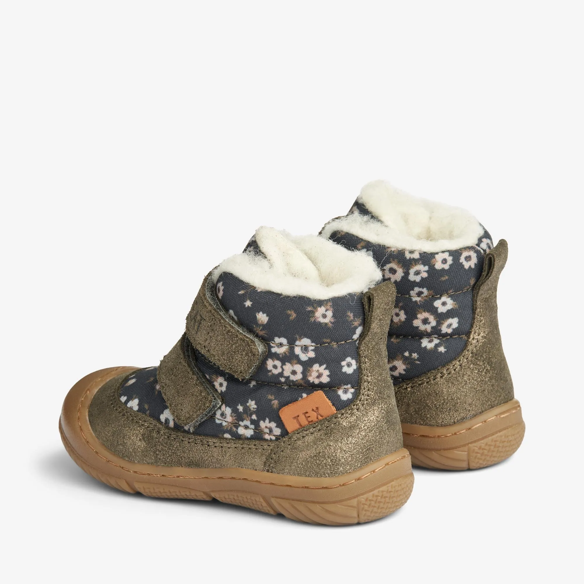 Dowi Pre Walker Velcro Tex | Baby - black flowers