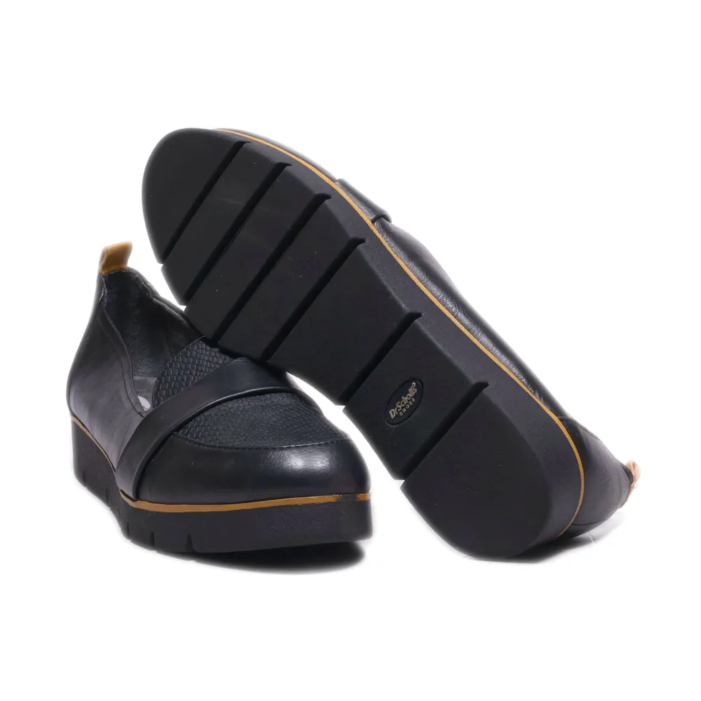 Dr. Scholl'S Webster Loafers Leather Black Colour For Women