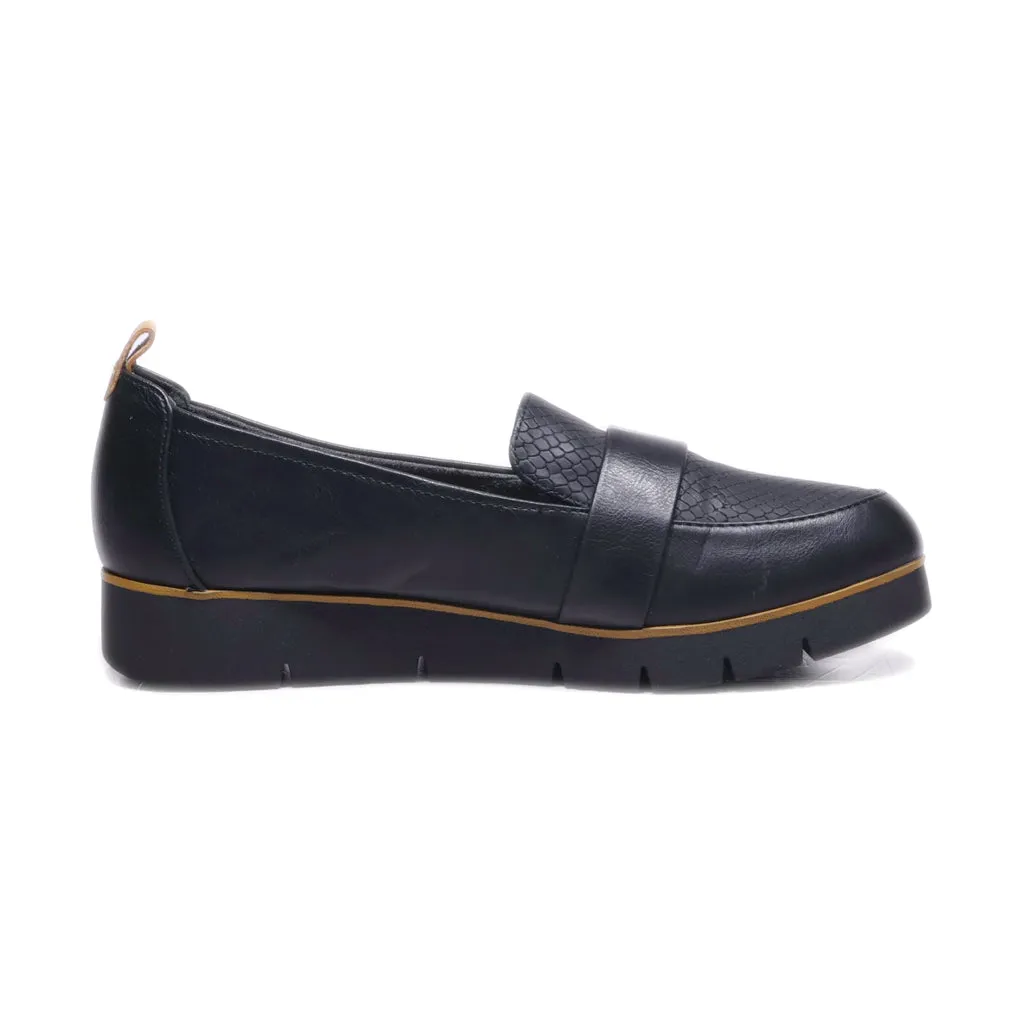 Dr. Scholl'S Webster Loafers Leather Black Colour For Women