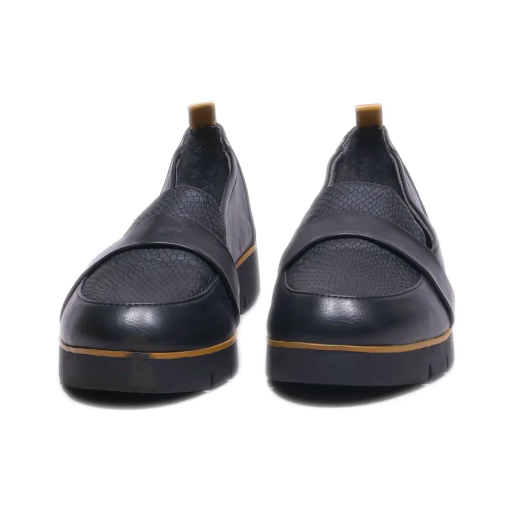 Dr. Scholl'S Webster Loafers Leather Black Colour For Women