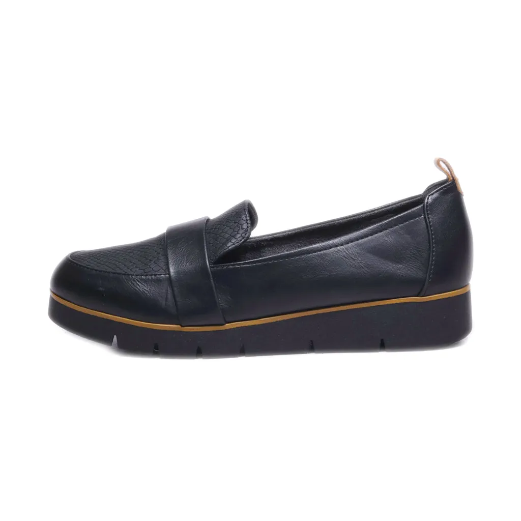 Dr. Scholl'S Webster Loafers Leather Black Colour For Women