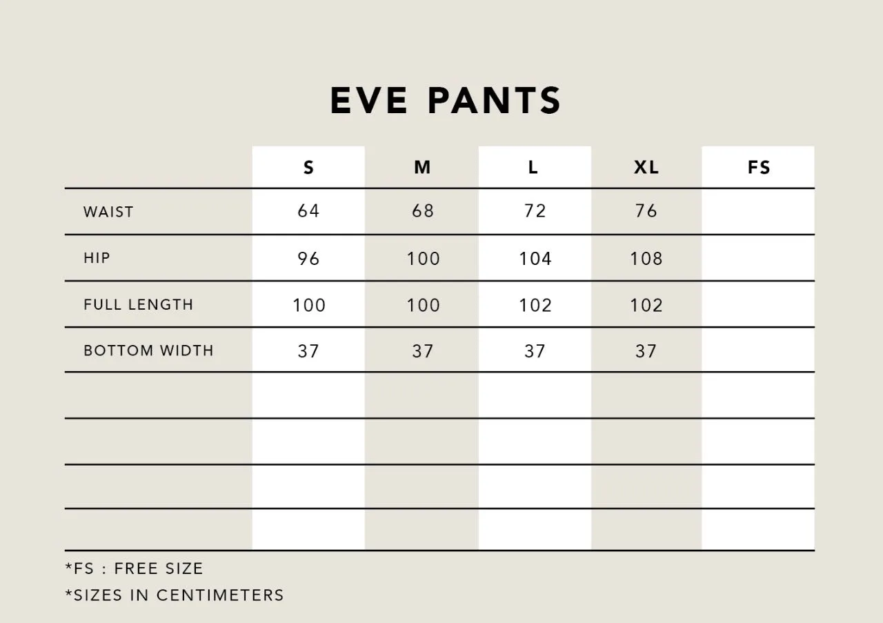 EVE PANTS NECTAR