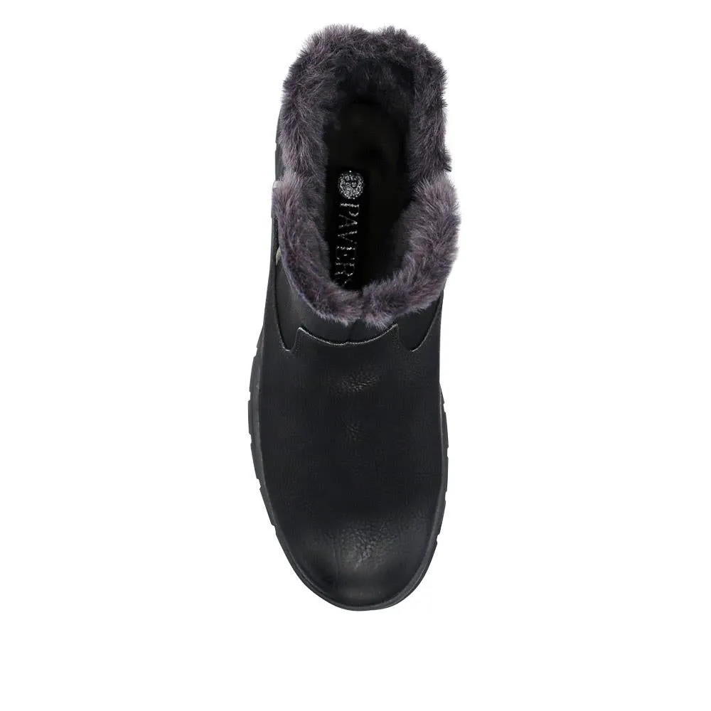 Faux Fur-Lined Ankle Boots - SUPRE40013 / 326 256