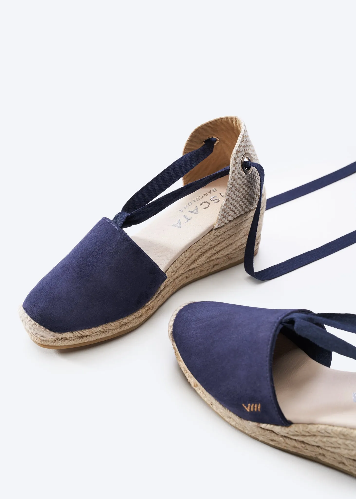 Fosca Suede Espadrille Wedges