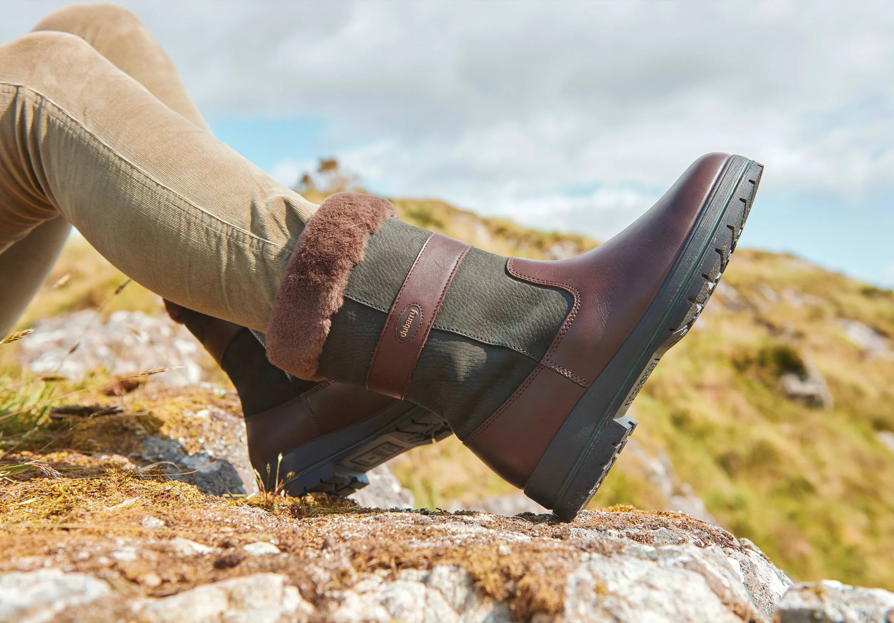 Foxrock Country Boot - Black/Brown