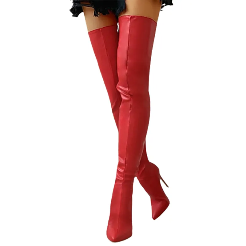 Funki Buys | Boots | Women's Elegant Over Knee Stiletto Boots