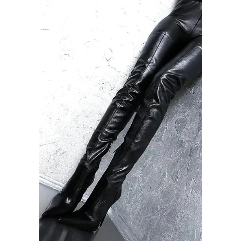 Funki Buys | Boots | Women's Luxury Thigh High Stiletto Boots