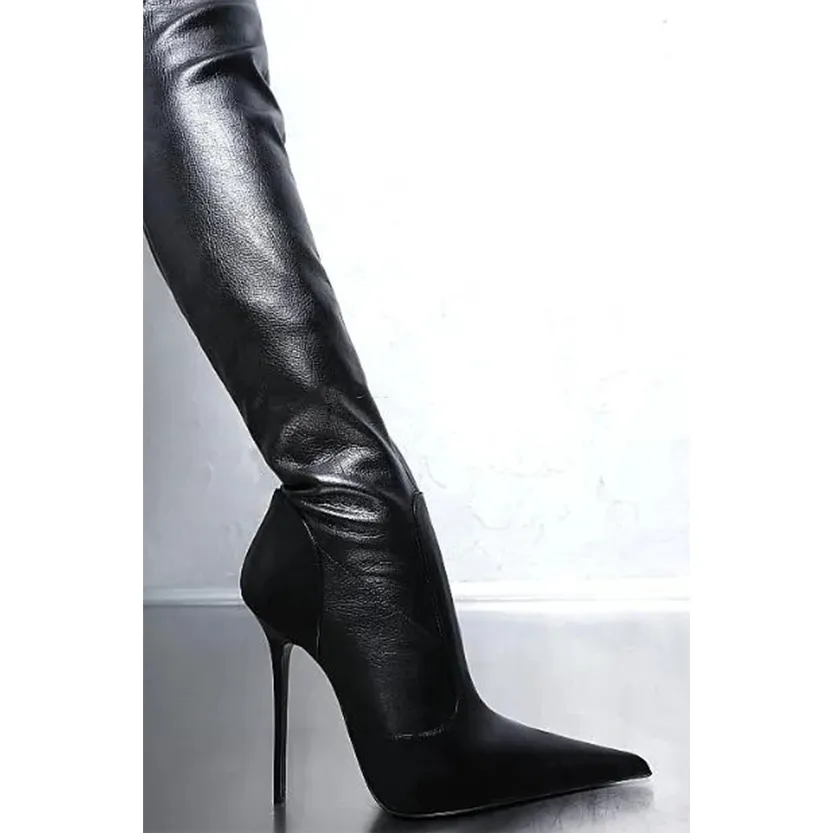 Funki Buys | Boots | Women's Luxury Thigh High Stiletto Boots