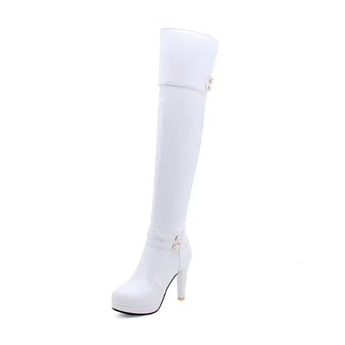 Funki Buys | Boots | Women's Thigh High Platform Stiletto Boots