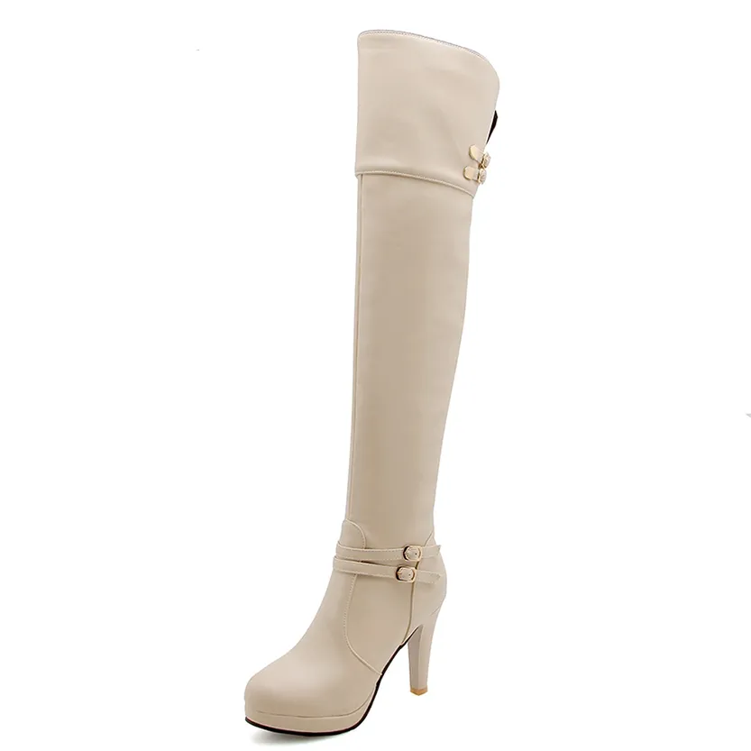 Funki Buys | Boots | Women's Thigh High Platform Stiletto Boots