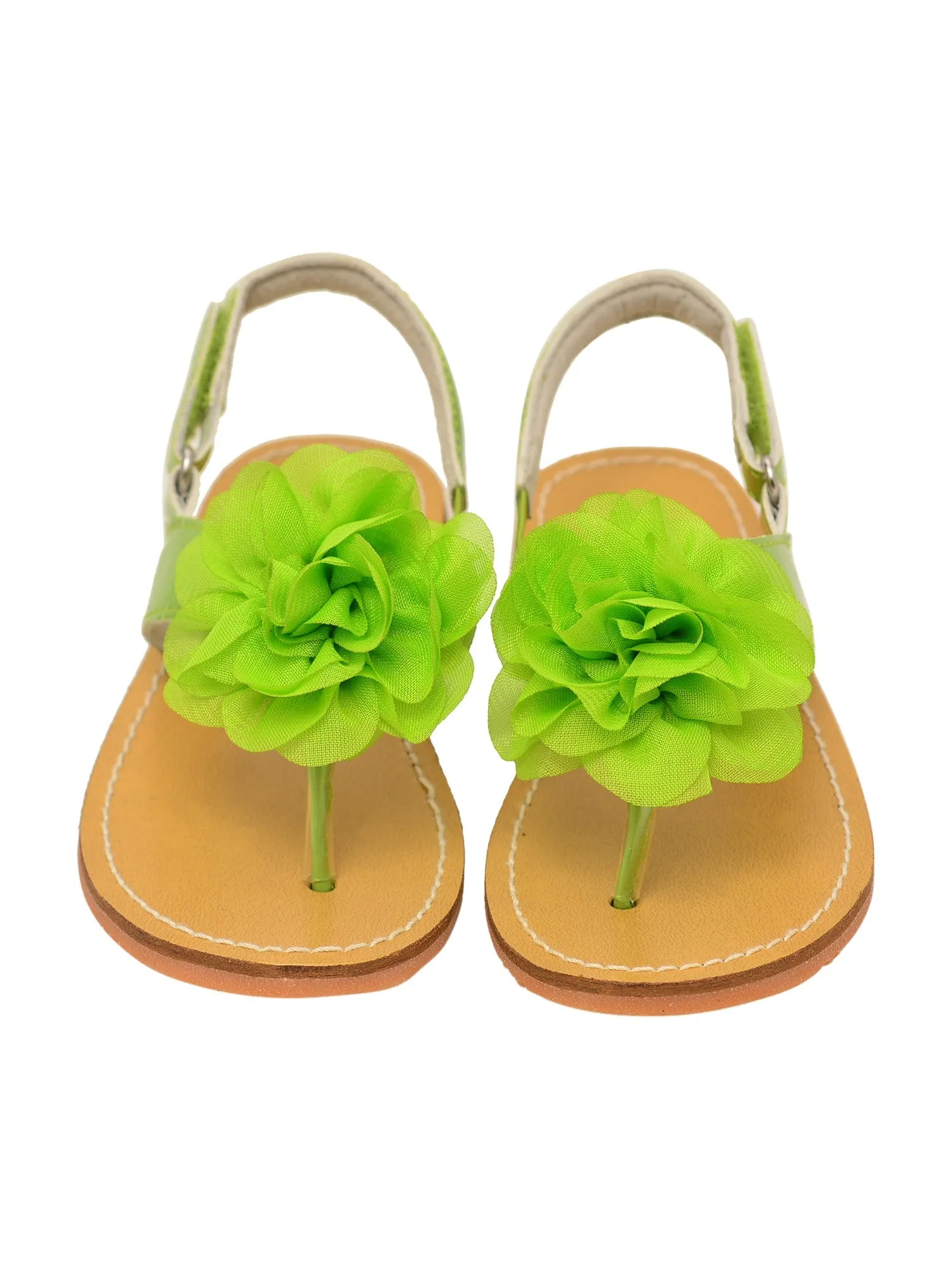 Girls Multi Color Carnation Flower Thong Sandals 5 Toddler-4 Kids