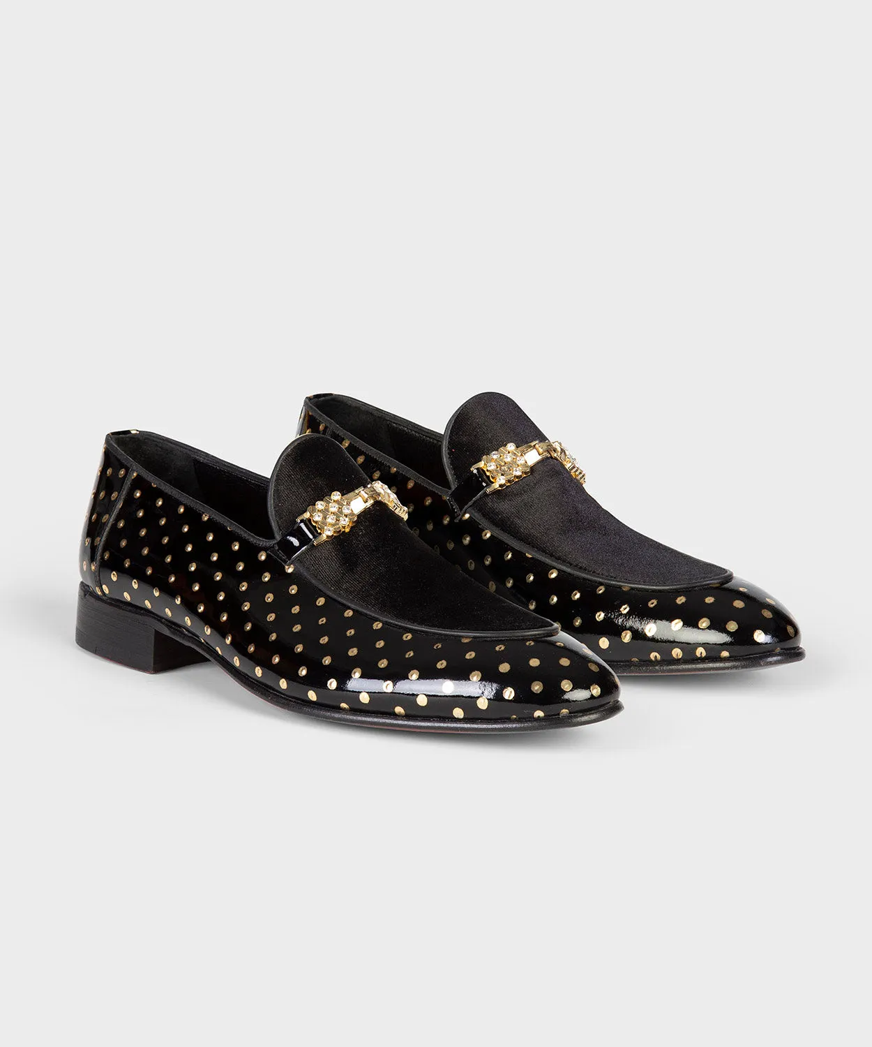 Gold Polkadot Shoes