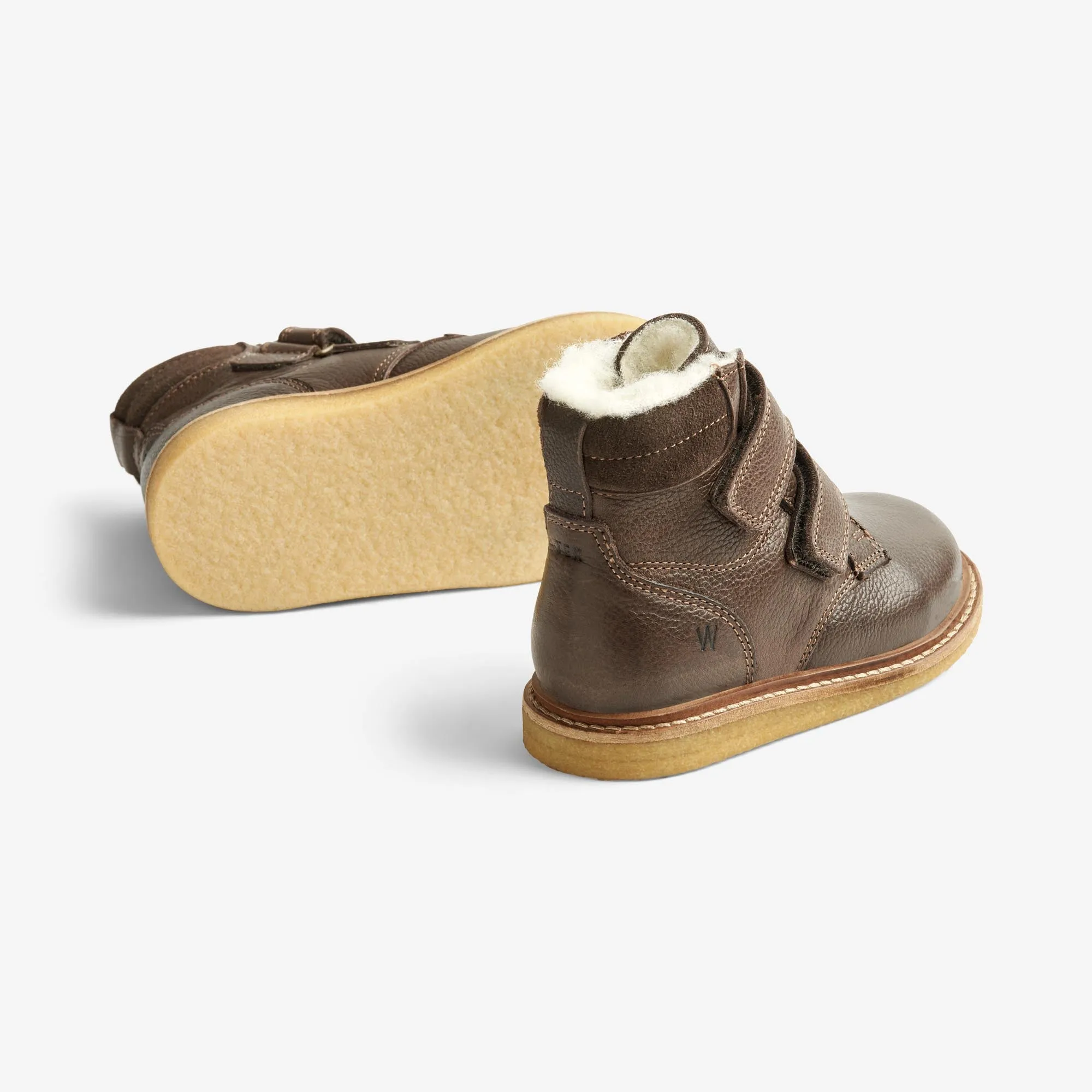 Hanan Velcro Tex - dark brown