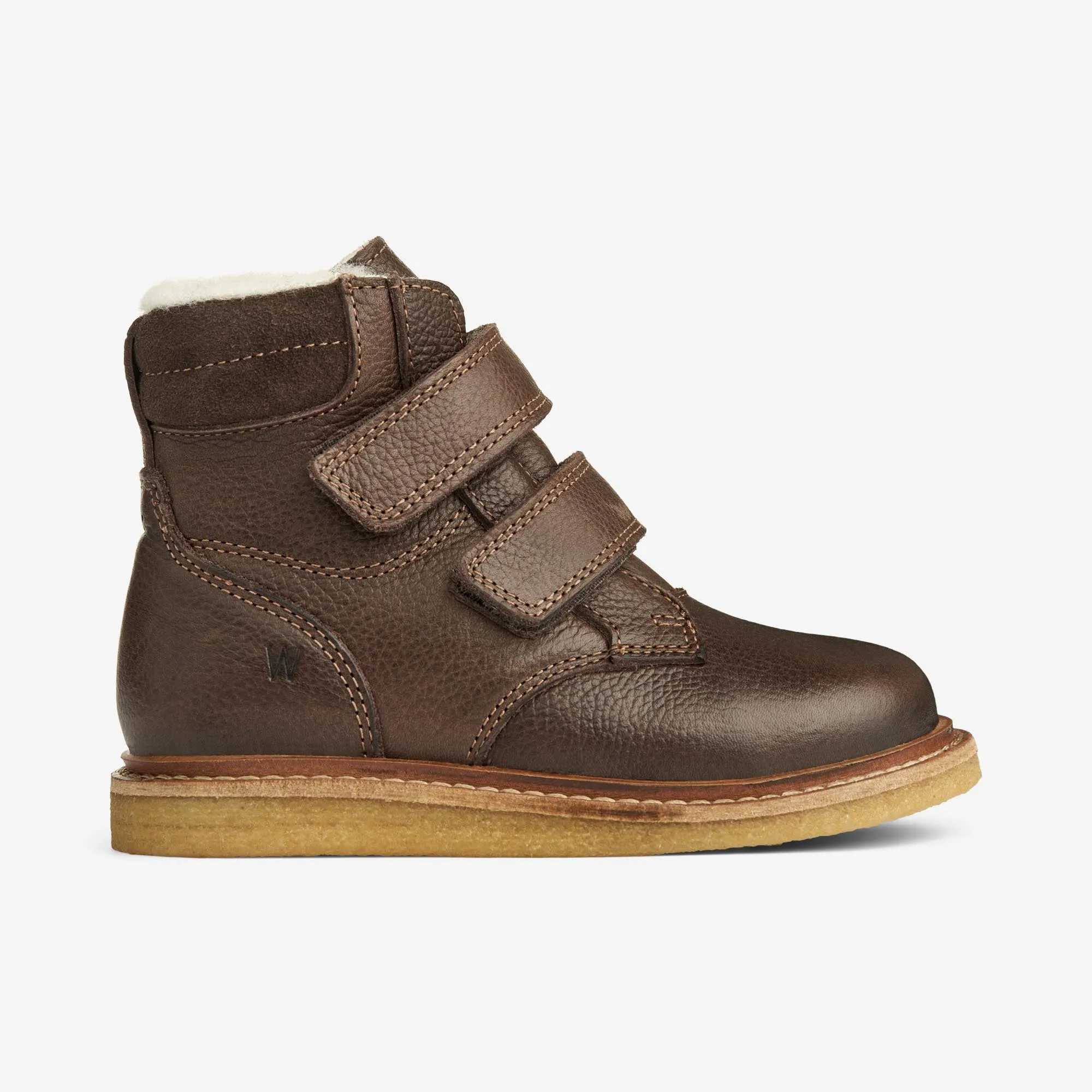 Hanan Velcro Tex - dark brown