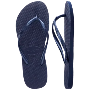 HAVAIANAS Slim Flip Flops - Navy Blue