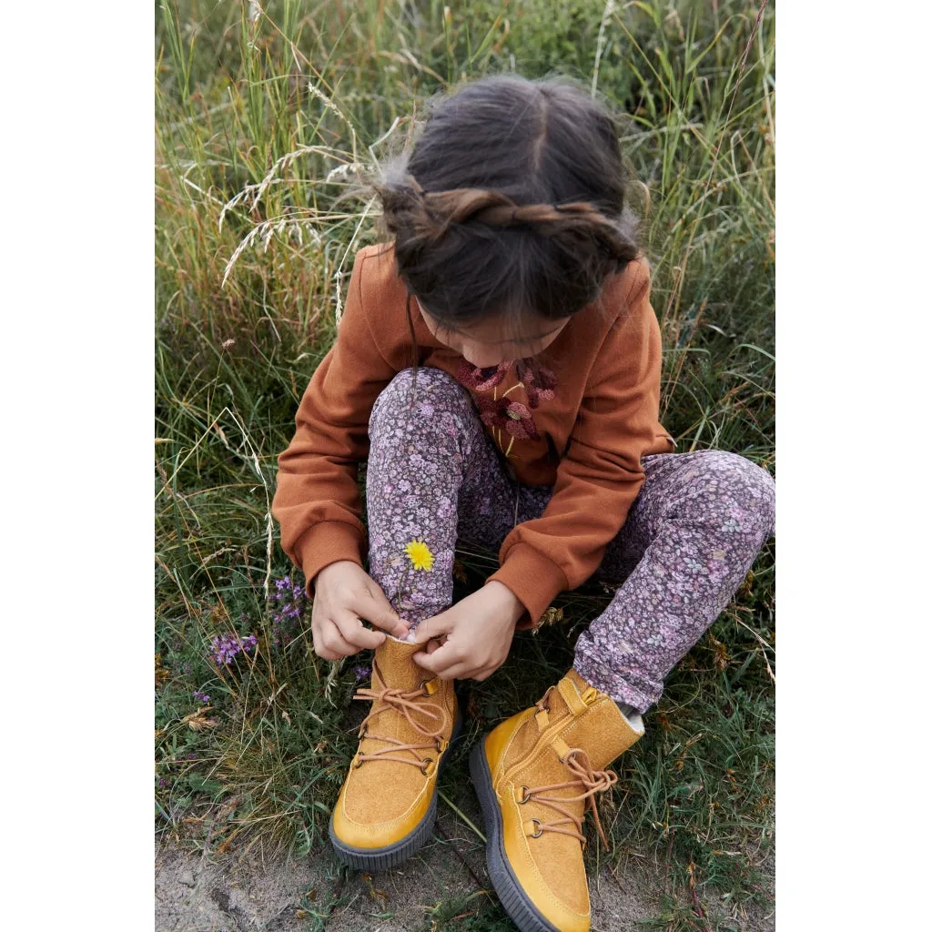 Kaya Lace Tex Bootie - mustard