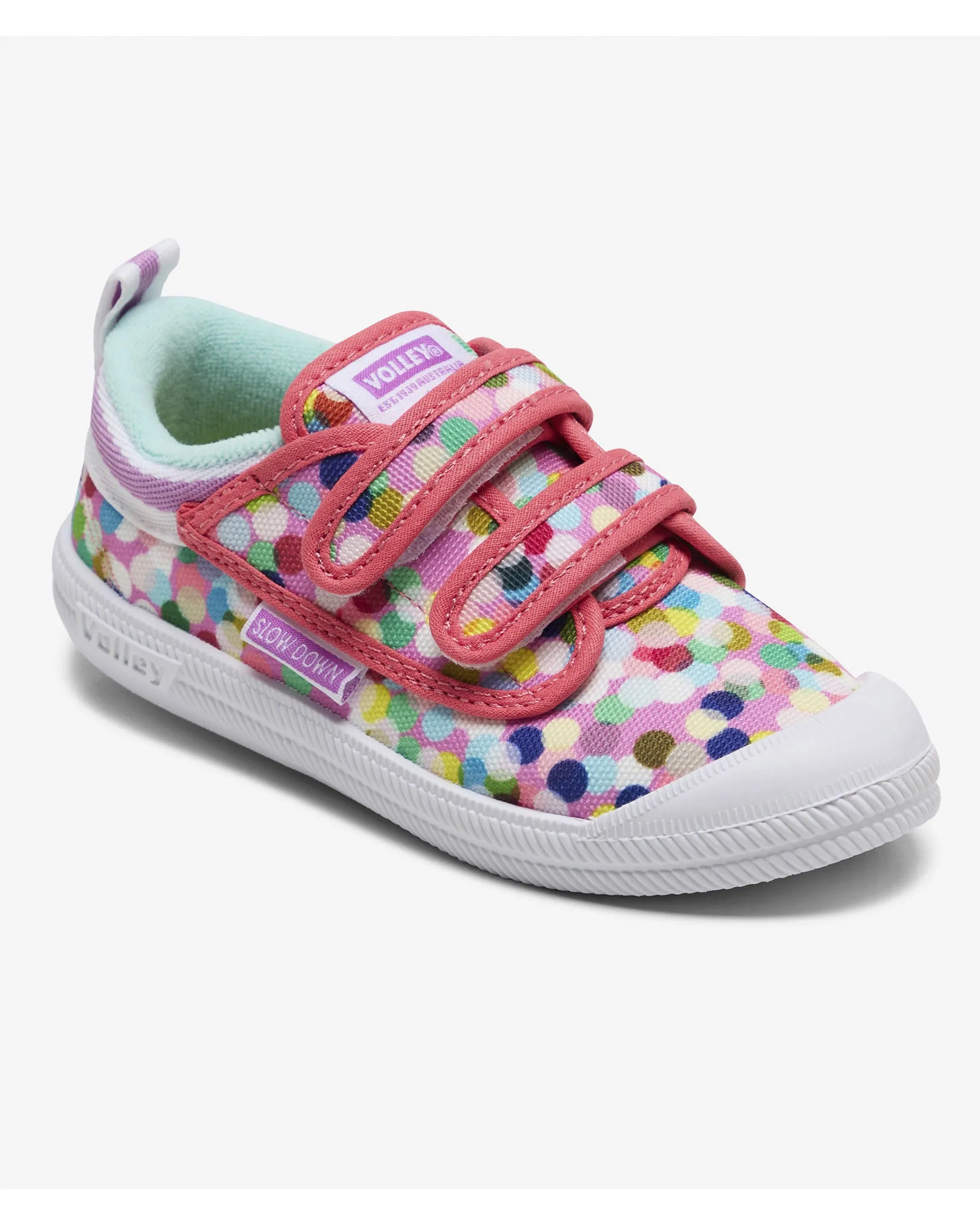 Kip&Co x Volley Confetti Pink International Junior Kids Sneaker