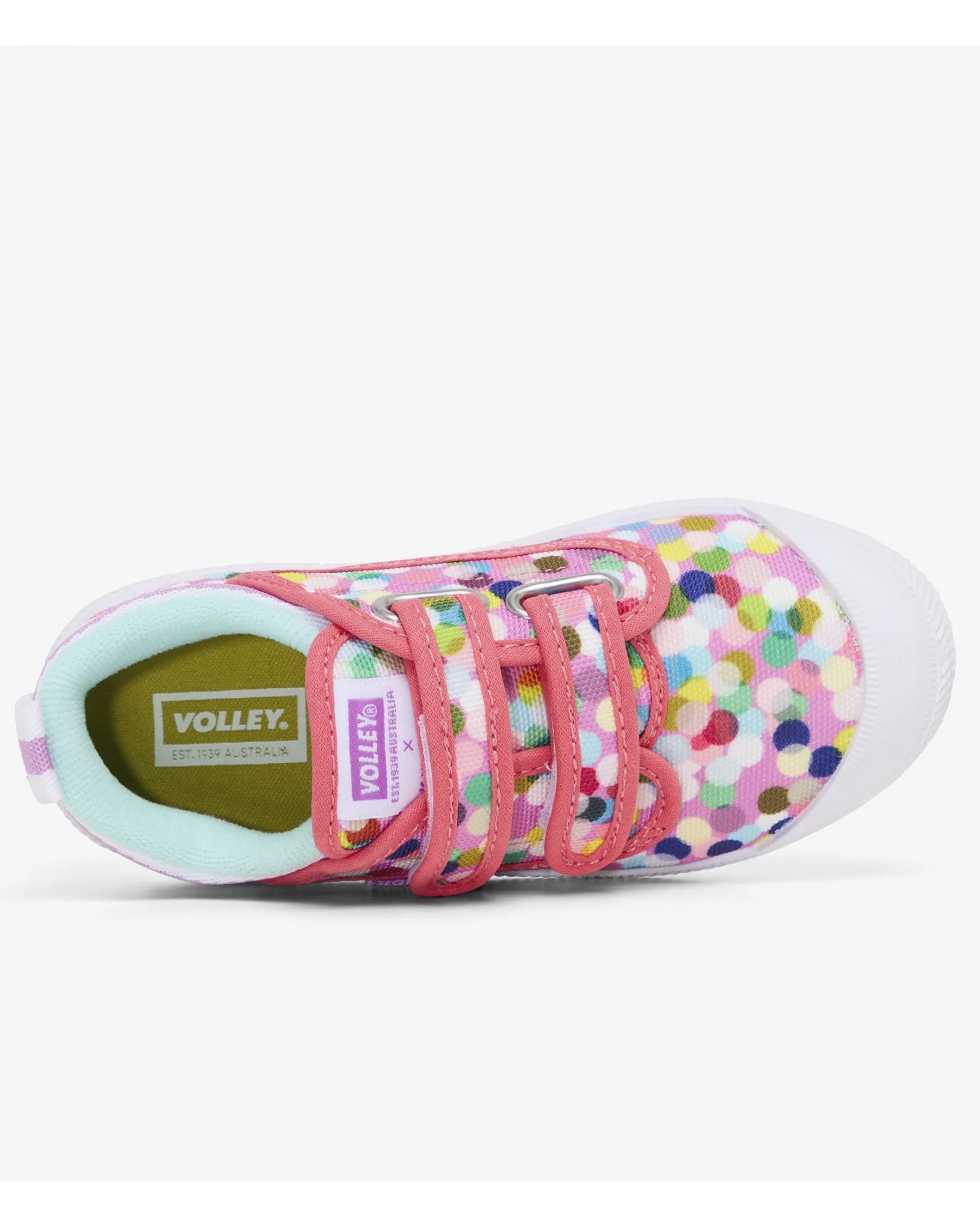 Kip&Co x Volley Confetti Pink International Junior Kids Sneaker