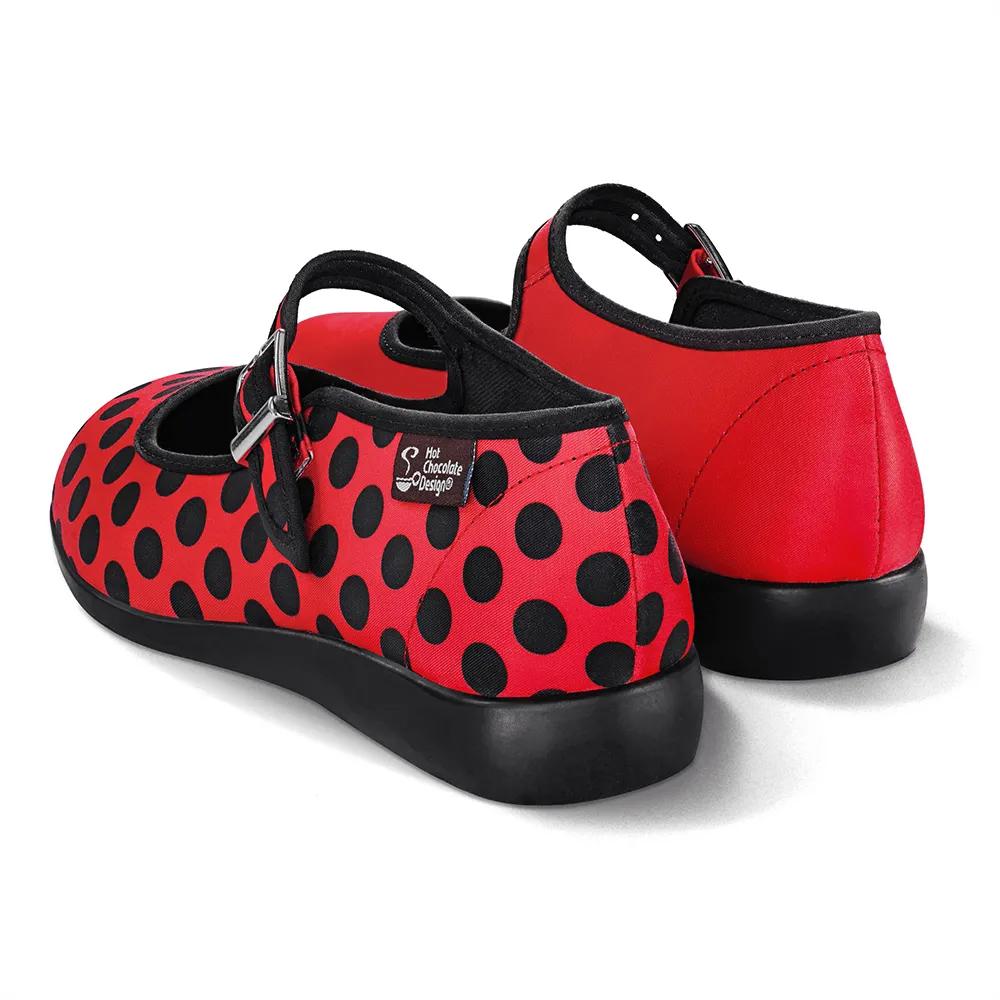 Ladybug Women's Mary Jane Flat