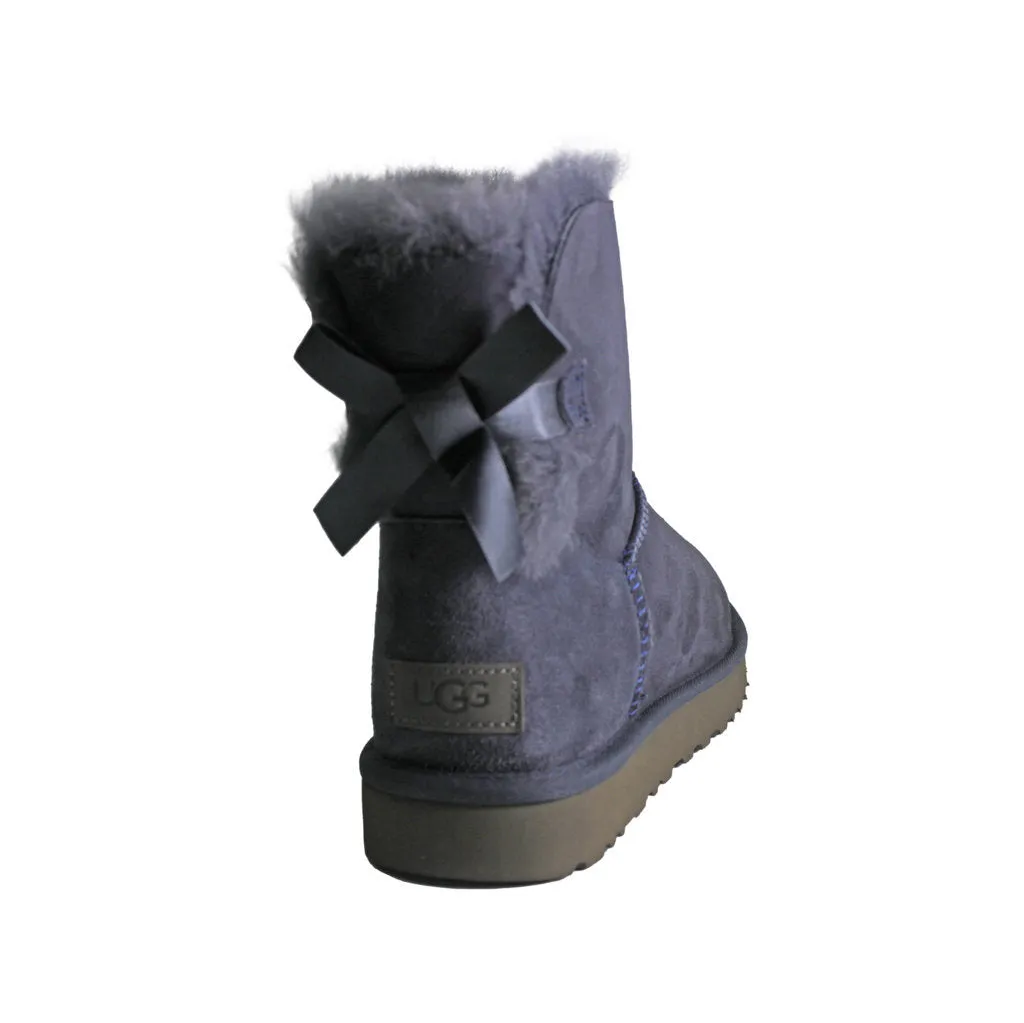 Mini Bailey Bow II Suede Sheepskin Women's Winter Boots