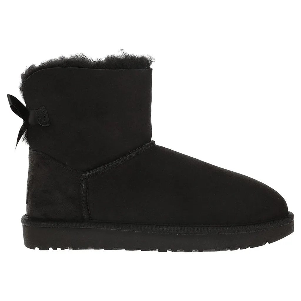 Mini Bailey Bow II Suede Sheepskin Women's Winter Boots