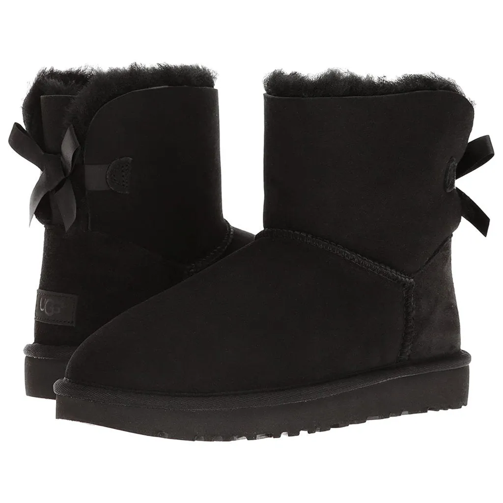 Mini Bailey Bow II Suede Sheepskin Women's Winter Boots