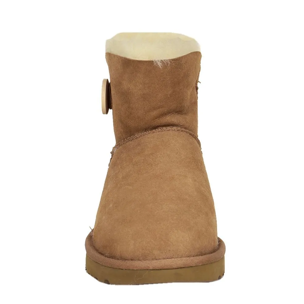 Mini Bailey Button II Suede Sheepskin Women's Winter Boots