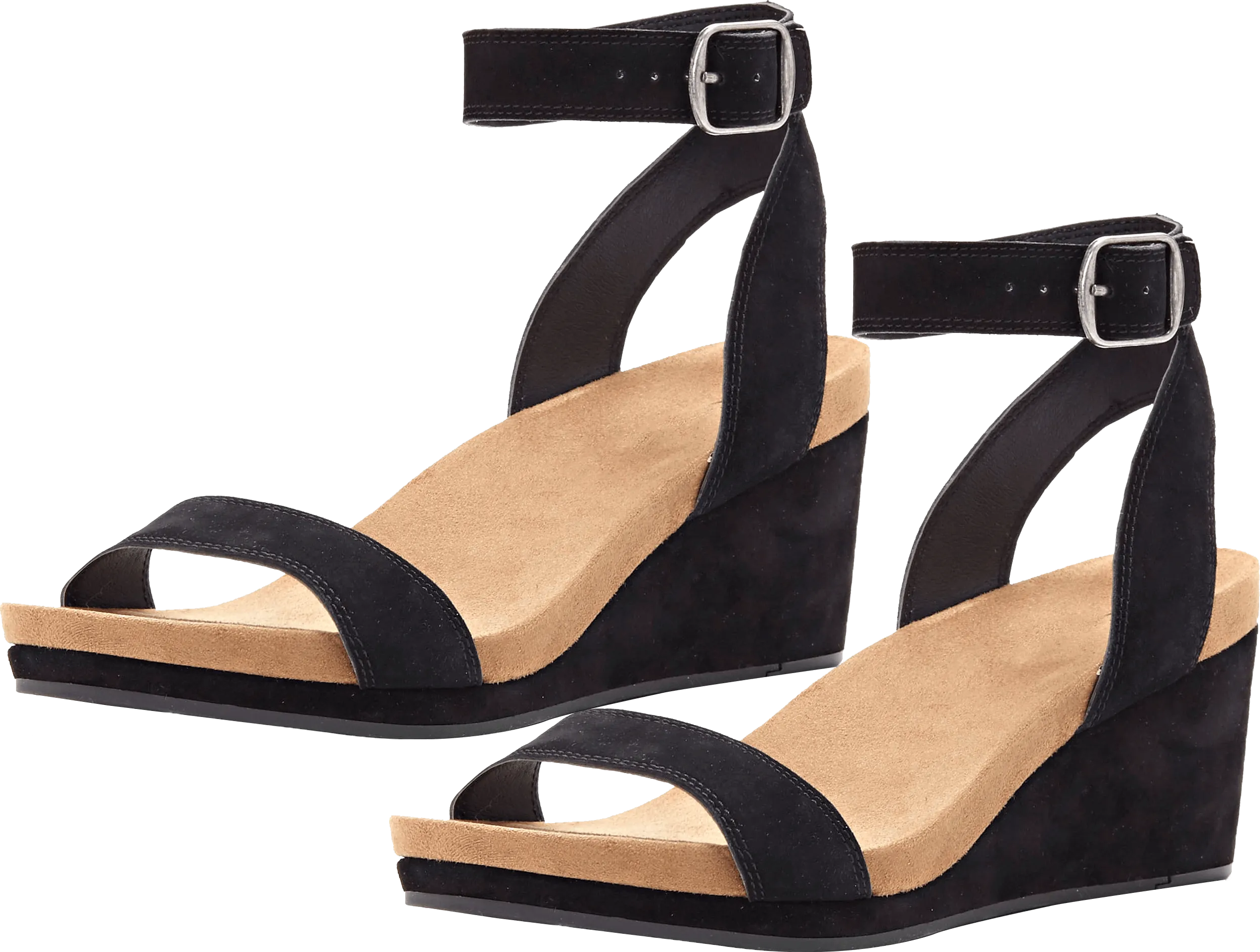 Myra Women Black Wedges