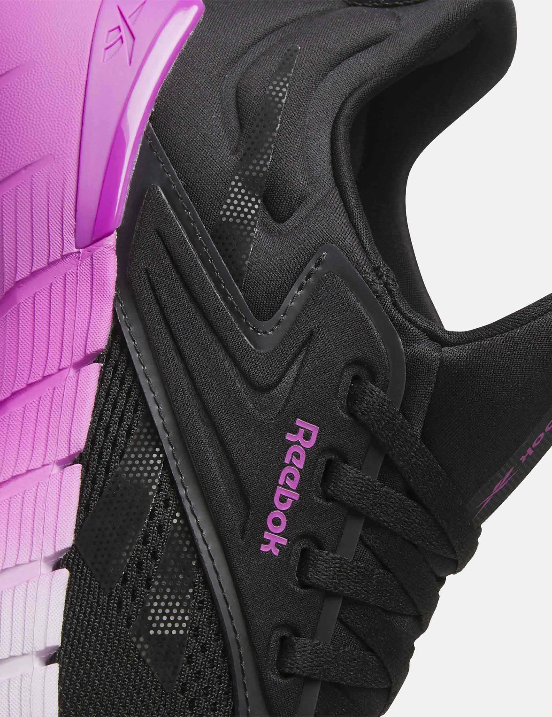 Nano Gym Shoes - Black/Purple Rave/Digital Gleam