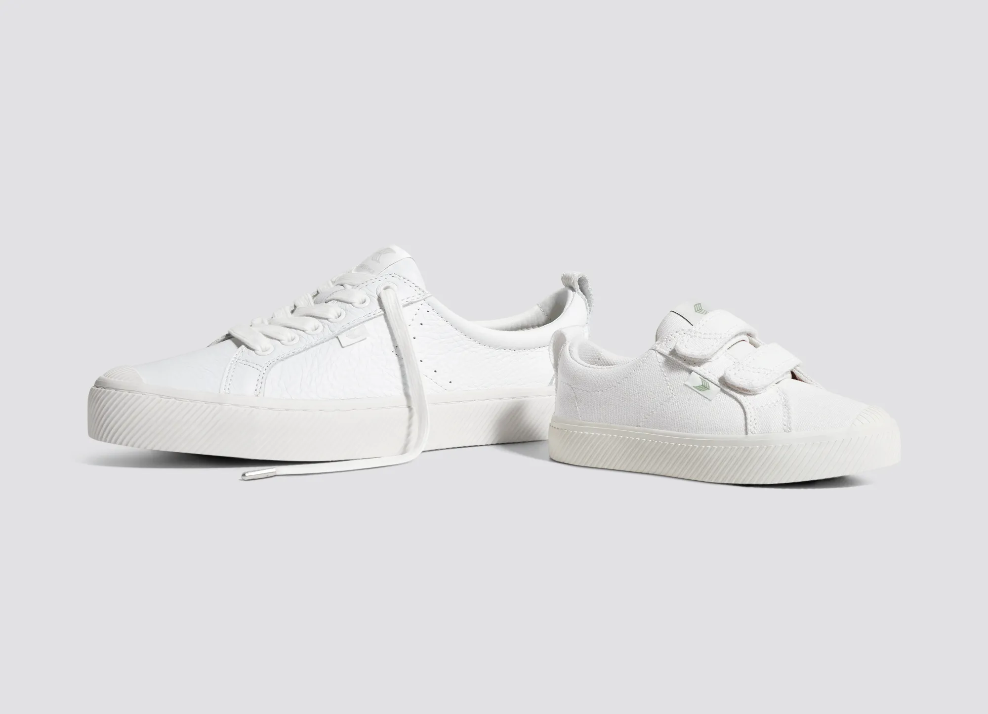 OCA Low Off-White Canvas Sneaker Kids