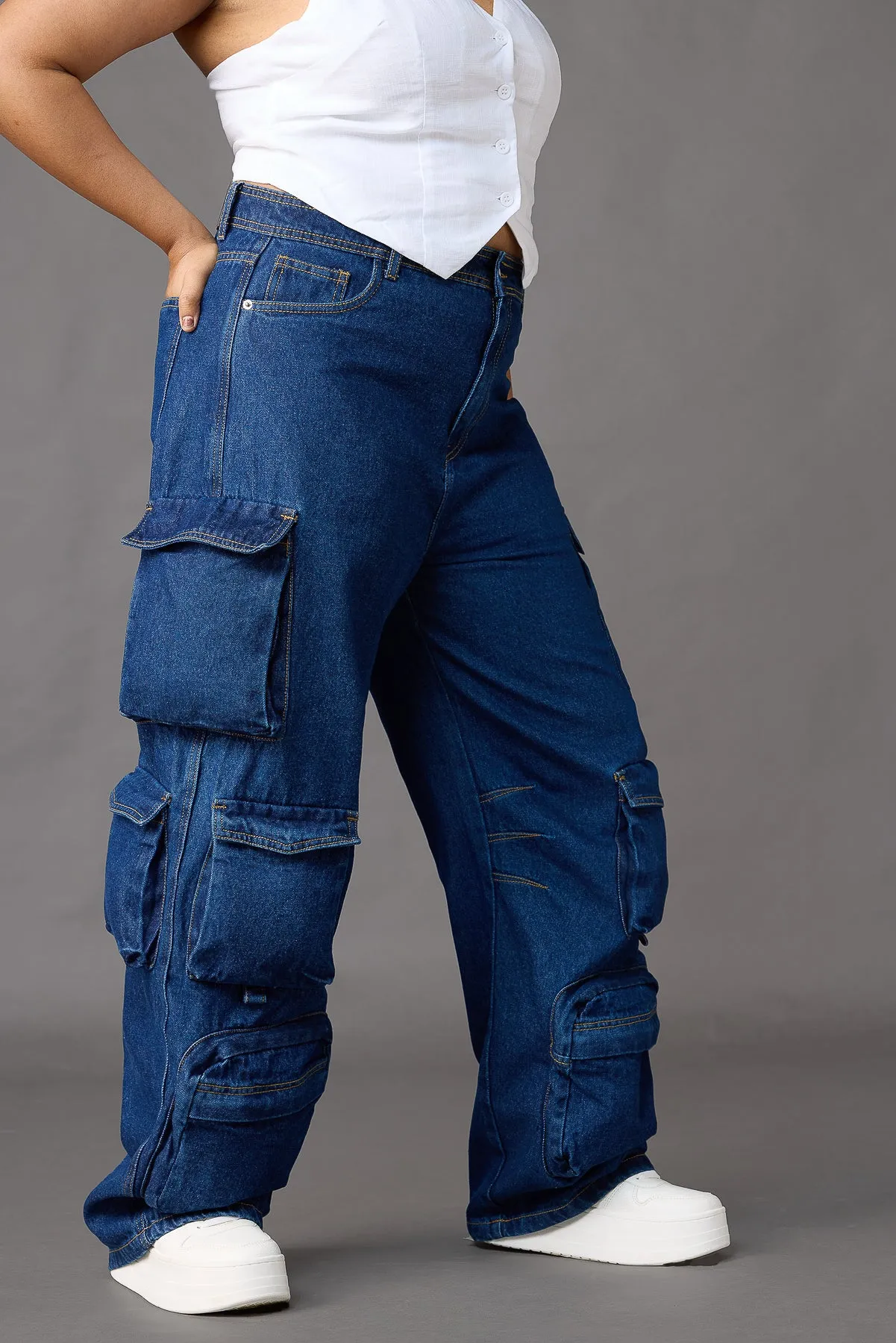 Pocket Power Curvy Cargo Pants