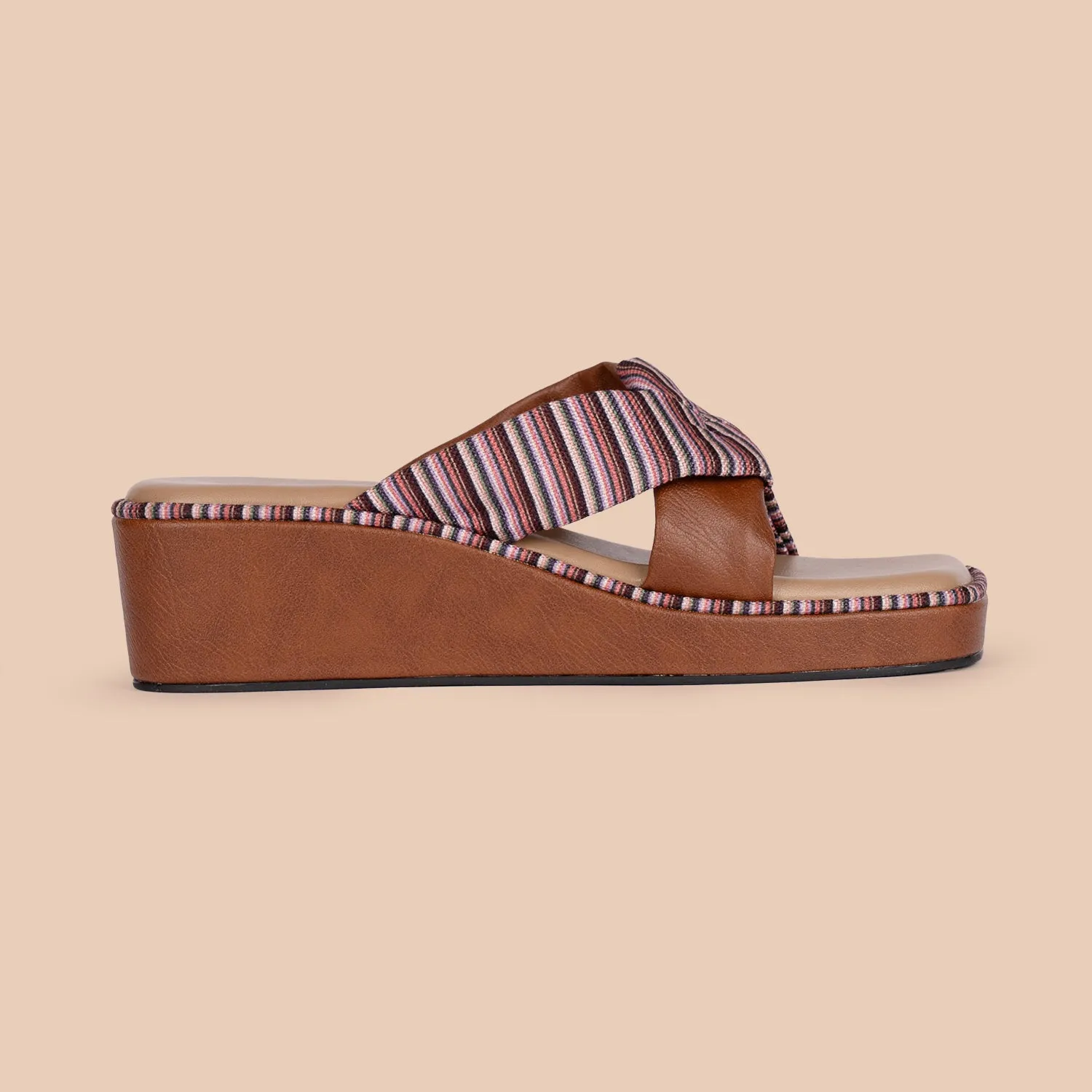 Rohtang Stripes Cross Wedges