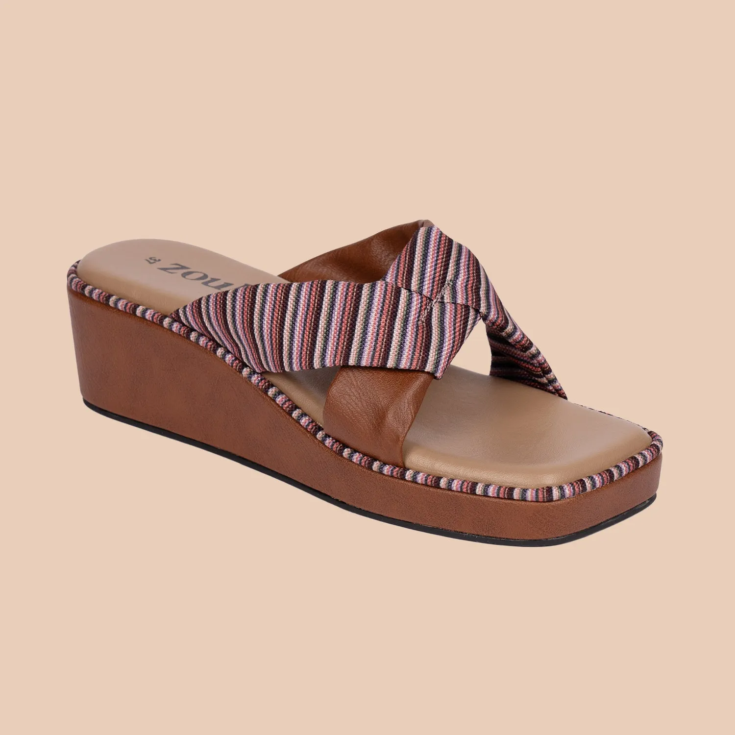 Rohtang Stripes Cross Wedges