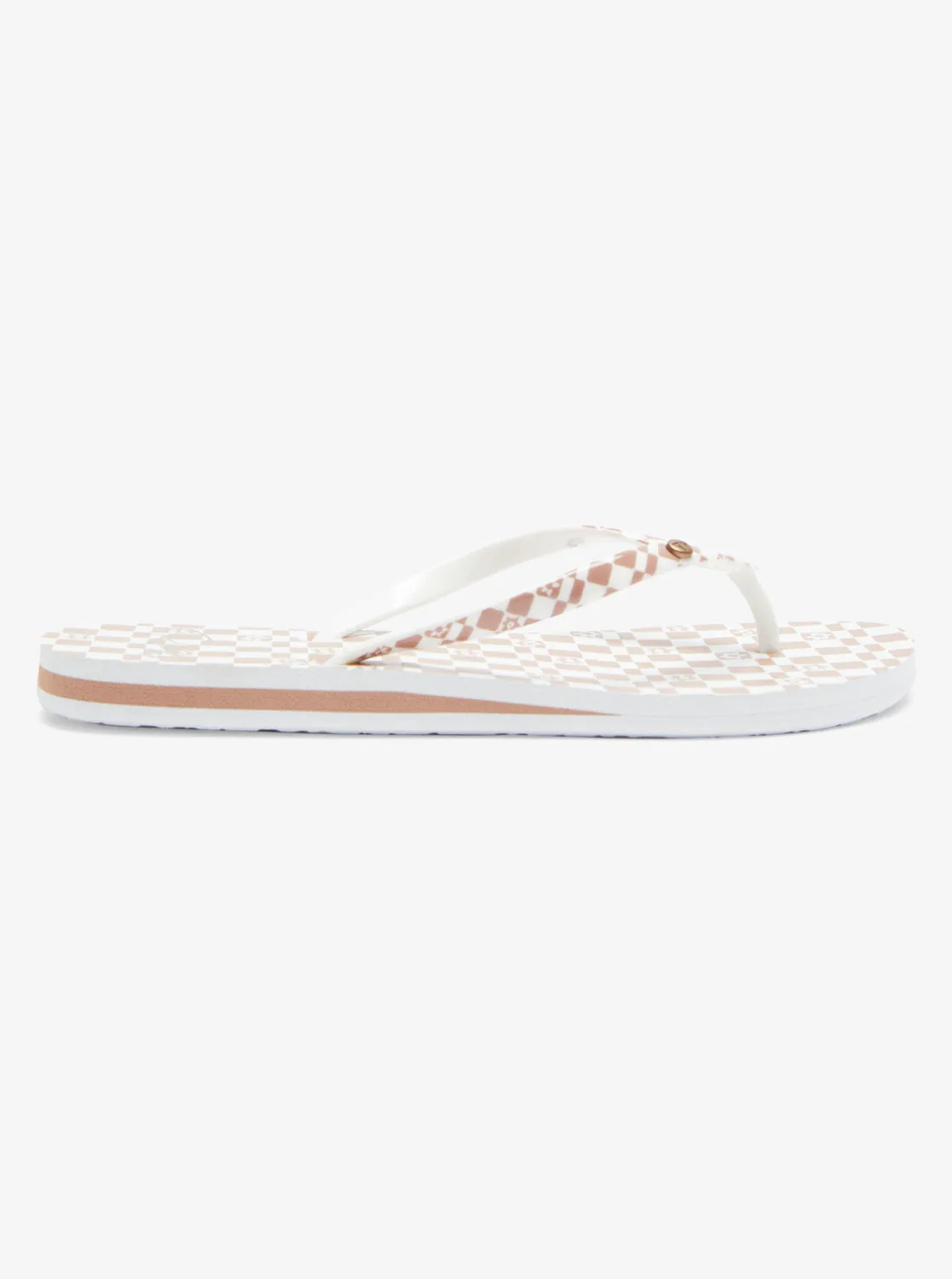 Roxy Portofino III Sandal-Brown/White