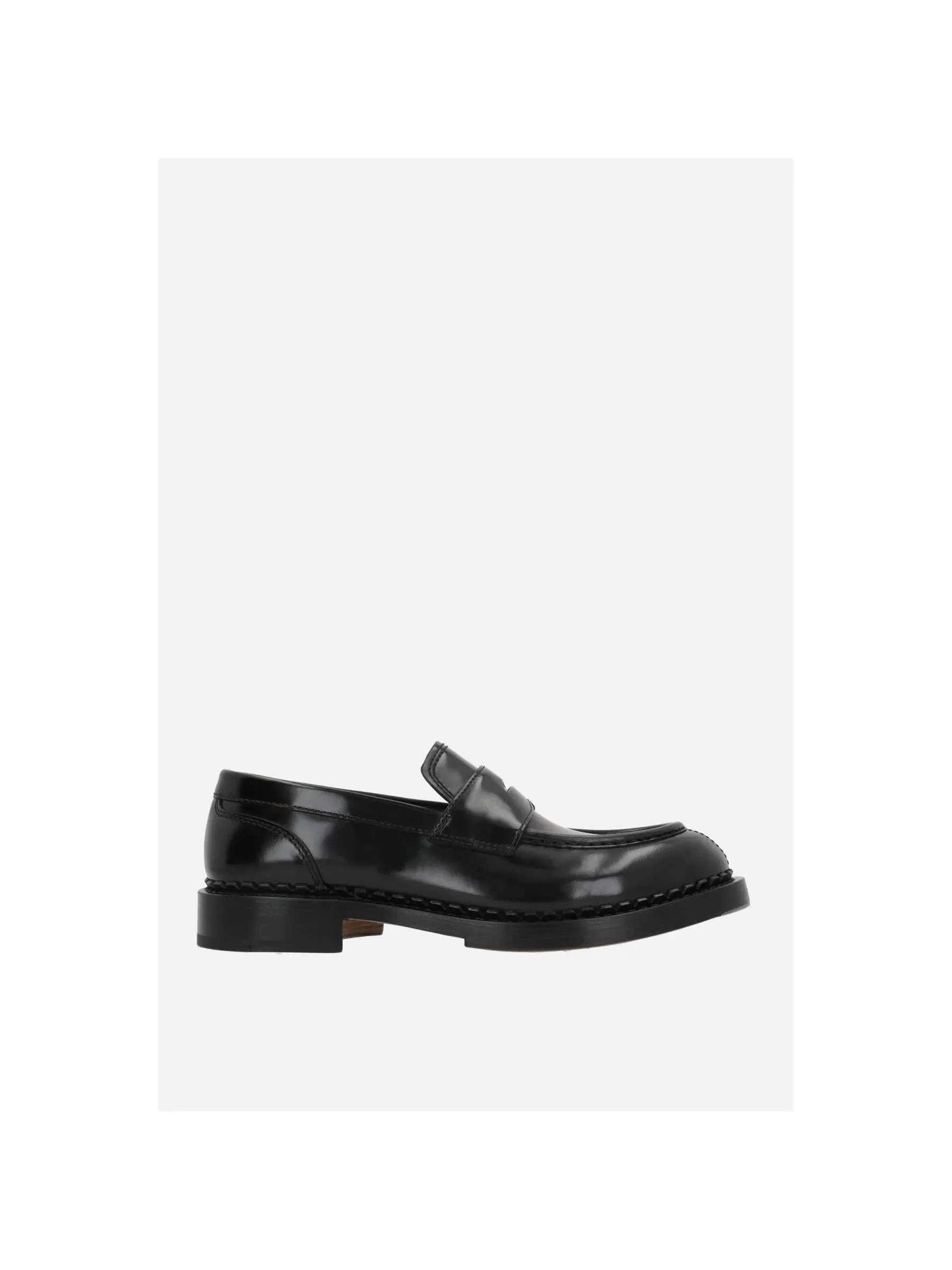 Shiny Leather Loafers