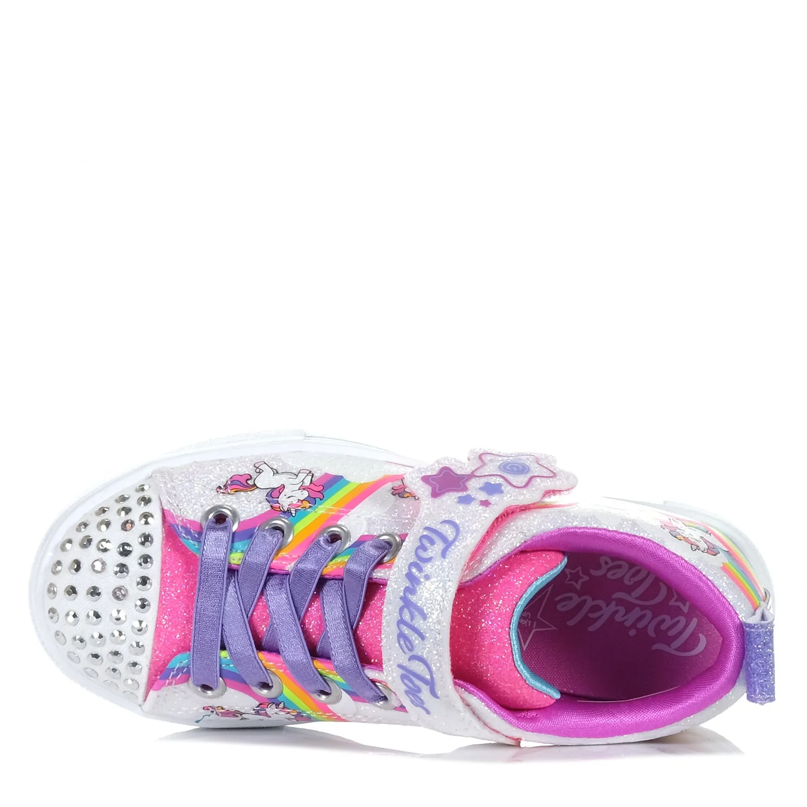 Skechers Kids' Twinkle Sparks - Jumpin' Clouds 314809L White/Mul